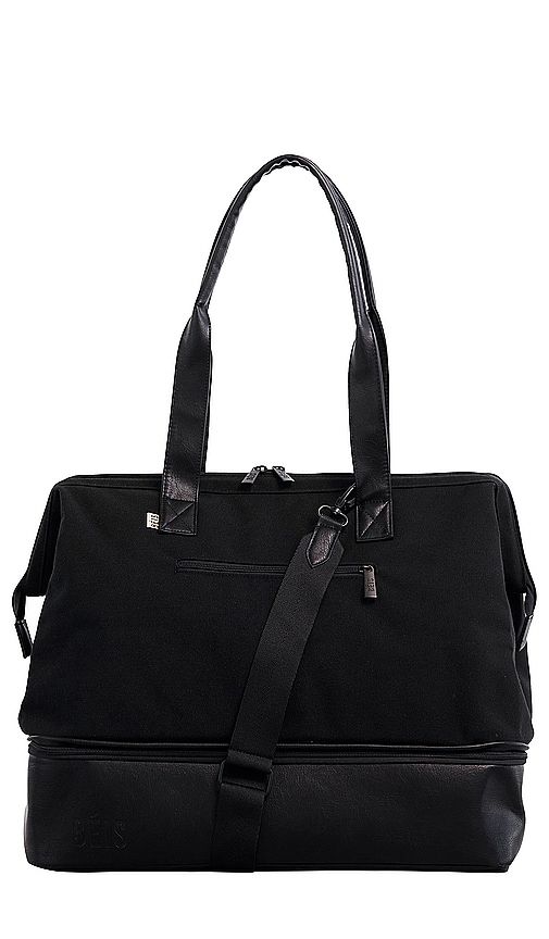 BEIS The Convertible Weekend Bag in Black. | Revolve Clothing (Global)