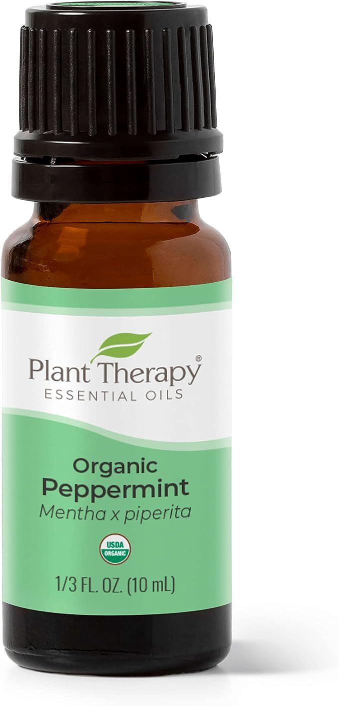 Plant Therapy Organic Peppermint Essential Oil 100% Pure, USDA Certified Organic, Undiluted, Natu... | Amazon (US)