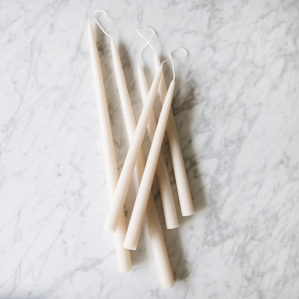 Taper Candles - Parchment | Roan Iris