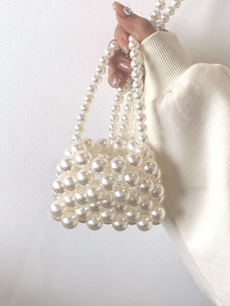 Mini Faux Pearl Beaded Crossbody Bag
       
              
              $9.80        
    $9.31... | SHEIN