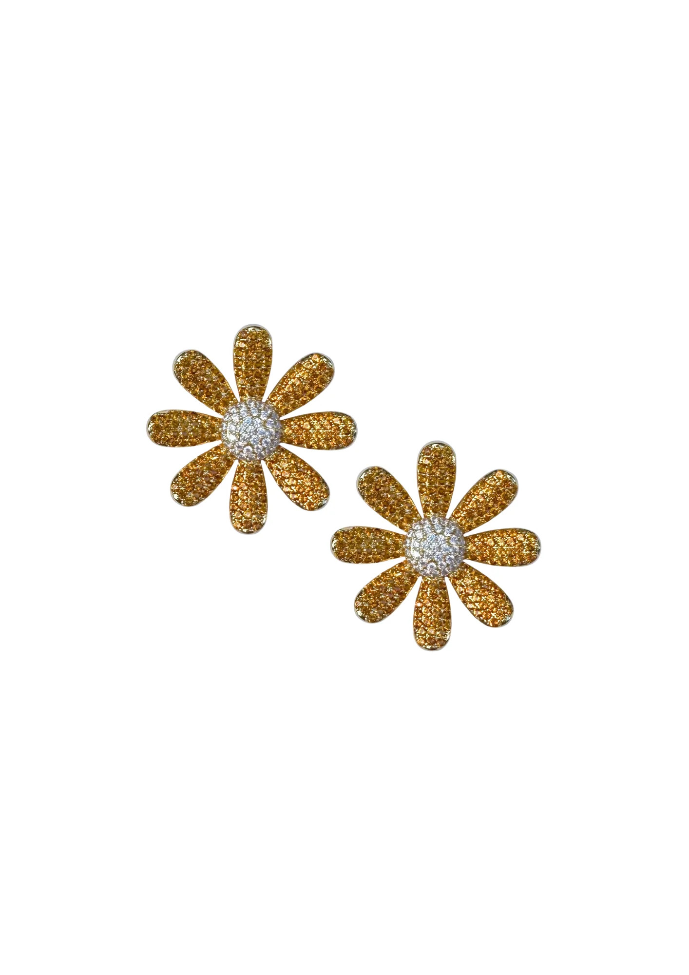 Canary Daisy Studs | Nicola Bathie Jewelry