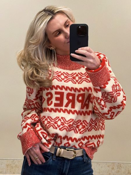 Aprés ski red sweater is currently on sale! So comfy and cozy, perfect for holiday parties or Christmas outfit. 



#LTKworkwear #LTKSeasonal #LTKHoliday