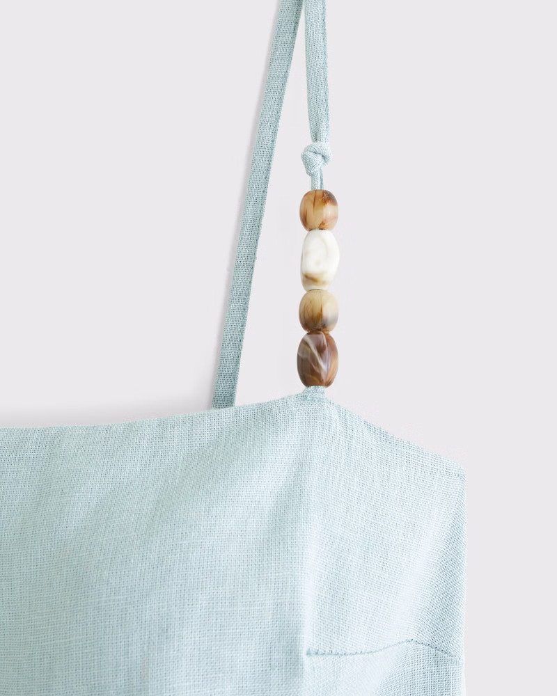 Women's Tie-Back Babydoll Maxi Dress | Women's Dresses & Jumpsuits | Abercrombie.com | Abercrombie & Fitch (US)