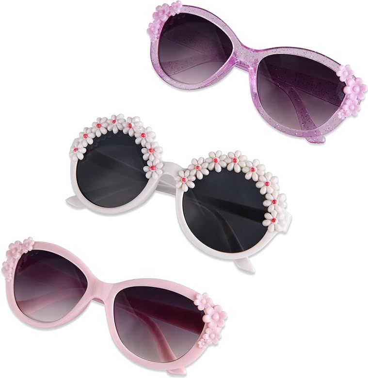 XINB LOOK Kids Sunglasses Boys Girls, Cute Sunglasses Multiple Shaped Glasses, Kids Sunglasses Pa... | Amazon (US)