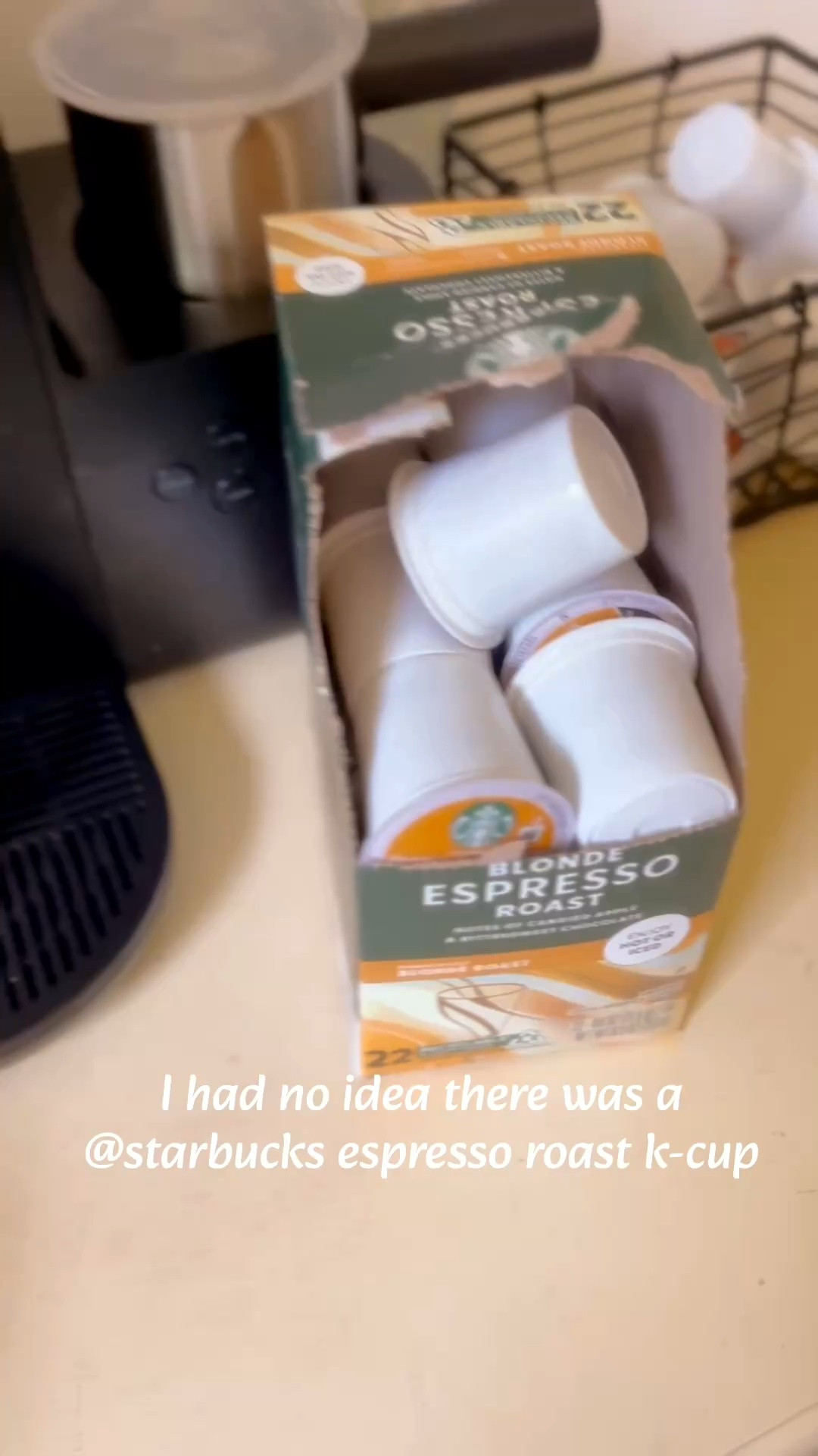 Trying out @starbucks espresso roast k-cups. I didn’t even know they were a thing. I’m on the brink of buying my own espresso machine but thought I would try these out first. 
Opinion? Not bad at all. Not as bold as the @nespresso version of this blend but still yummy and my drink was gone in about 60 seconds.

#LTKmomlife #LTKmorningroutine #LTKHome