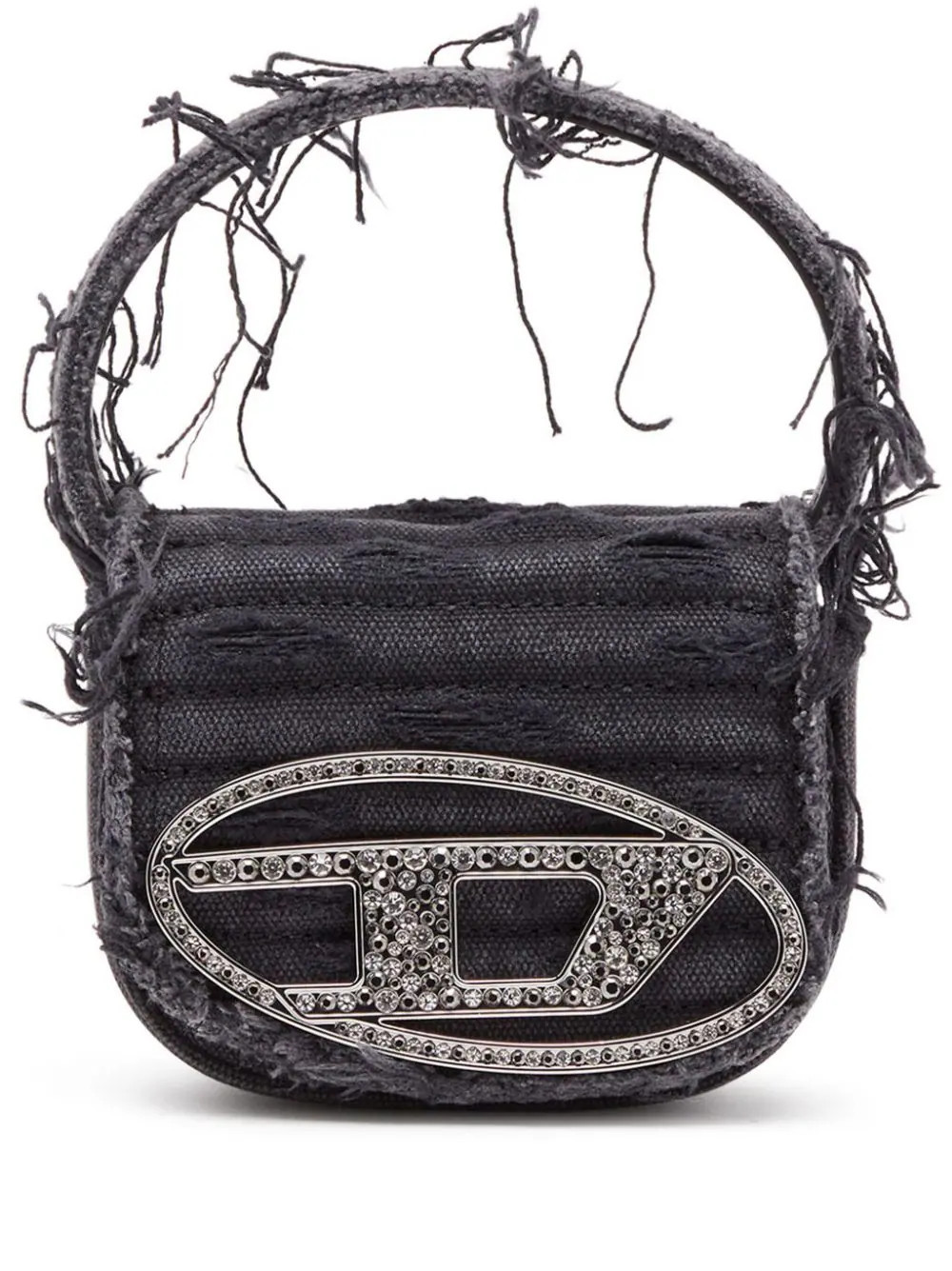 Diesel 1DR XS distressed cross body bag - Grey | Farfetch Global