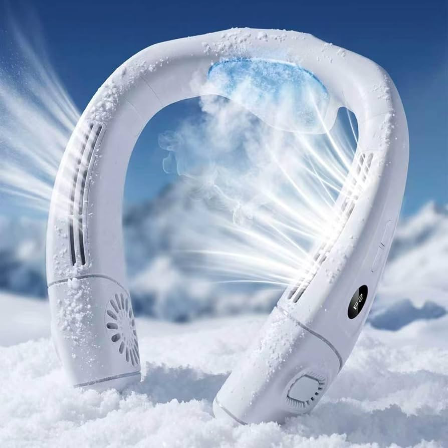 Neck Air Conditioner Fans That Blow Cold Air, 6000 mAh Battery Operated Wearable Cooling Device F... | Amazon (US)