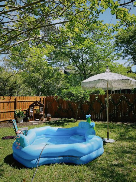 The best pool! Had it for a few years now.  Don’t forget to get an air pump too! The one linked is the same pool but with four seats instead of two 