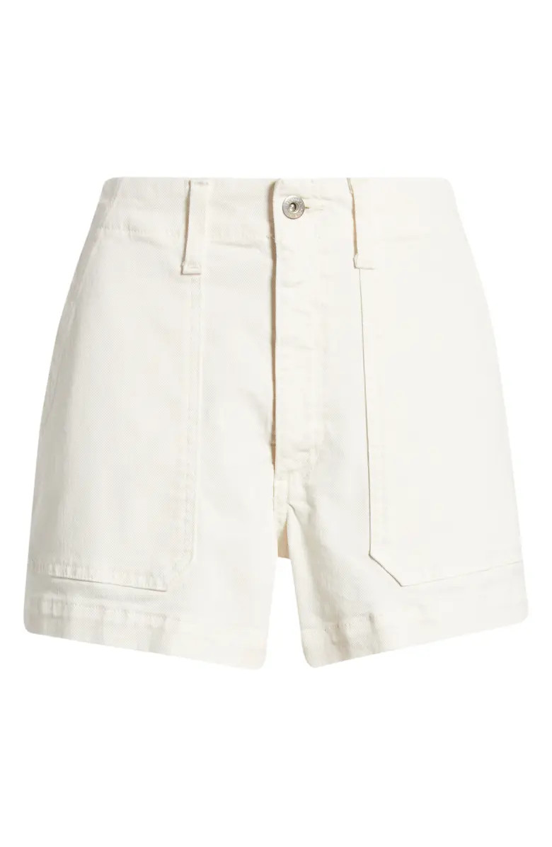 Analeigh Patch Pocket Denim Shorts | Nordstrom
