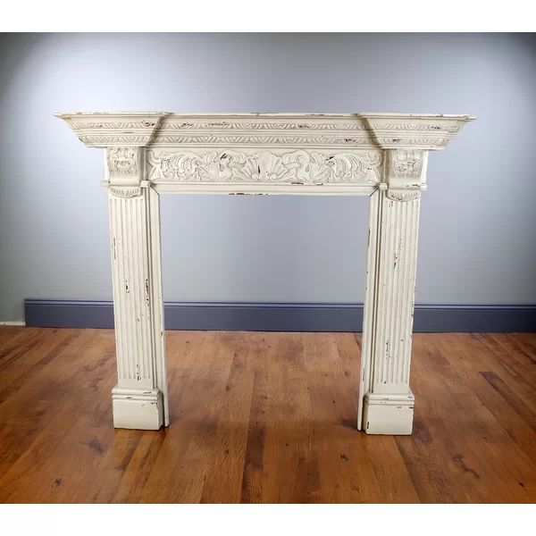 Troutman Hand Carved Wood Fireplace Surround | Wayfair North America