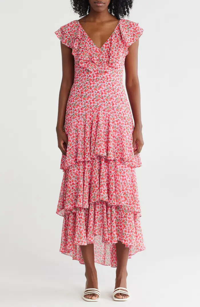 WAYF Floral Ruffle Tiered Dress | Nordstromrack | Nordstrom Rack