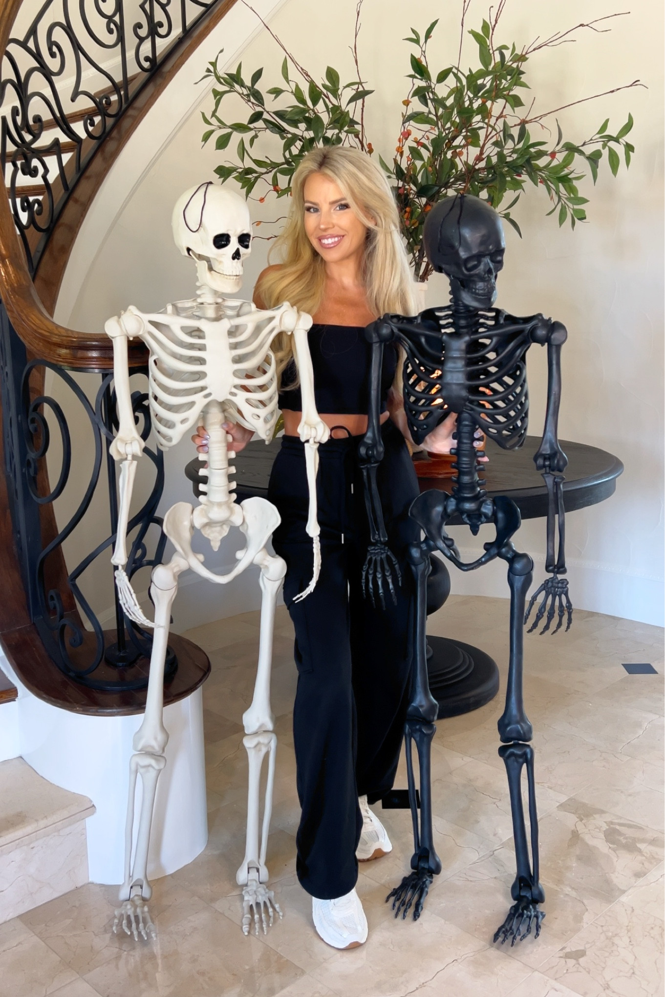 

5-foot Posable Skeleton only $29.97!💀 Had to stock up at this price!! #WalmartPartner Also got the black one which is so spooky chic!🖤 So many uses for these, and they always sell out so get them while you can!!! 

https://liketk.it/4MXxu

#walmartfinds 
@walmart 