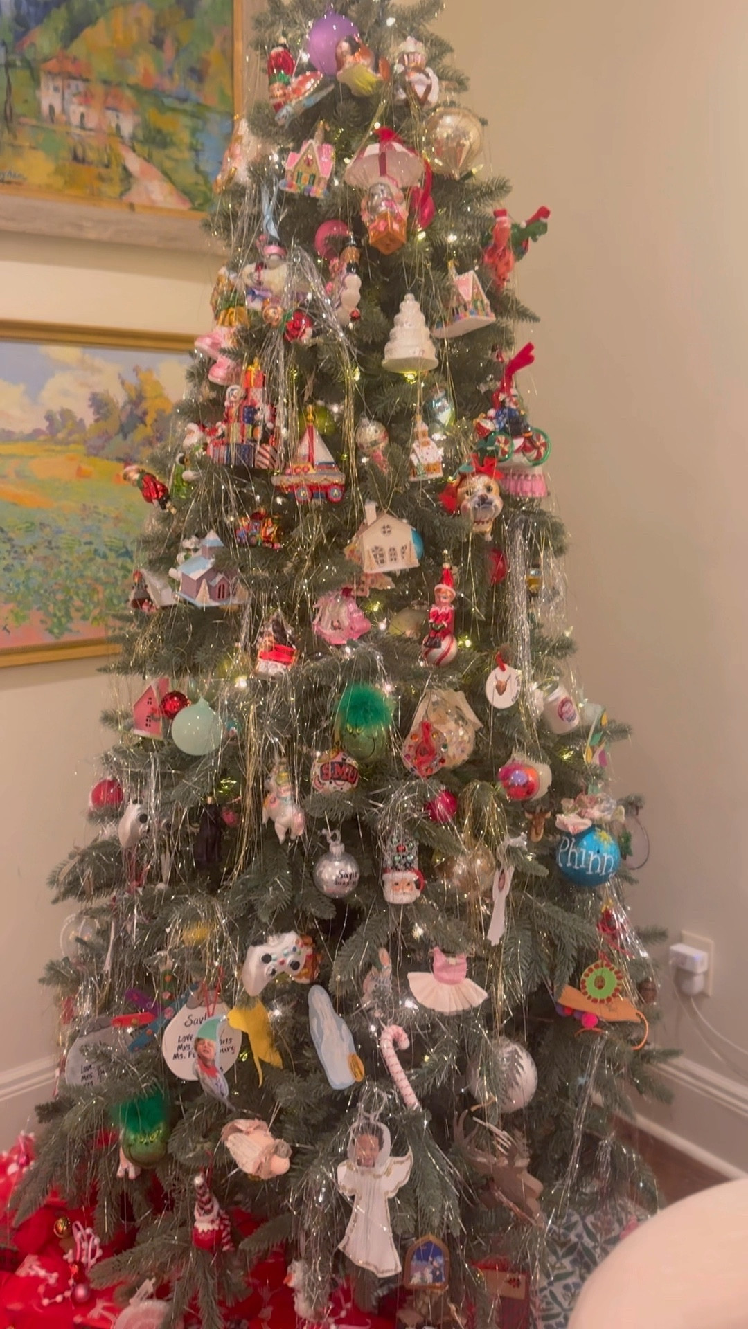 this walmart tree has been good to us 😂 i do think it’s time for a little taller & fluffier next year it’s seen better days also linking ornaments! 

#LTKGiftGuide #LTKHoliday #LTKSeasonal