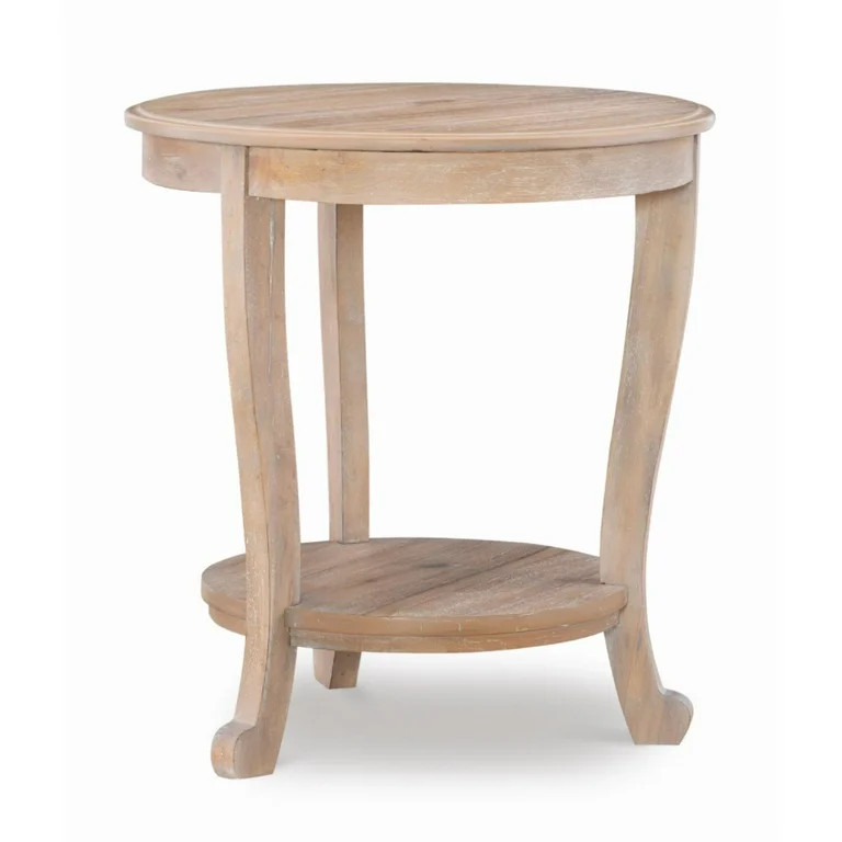 Powell Aubert Round Side Table - Hazelnut Brown | Walmart (US)