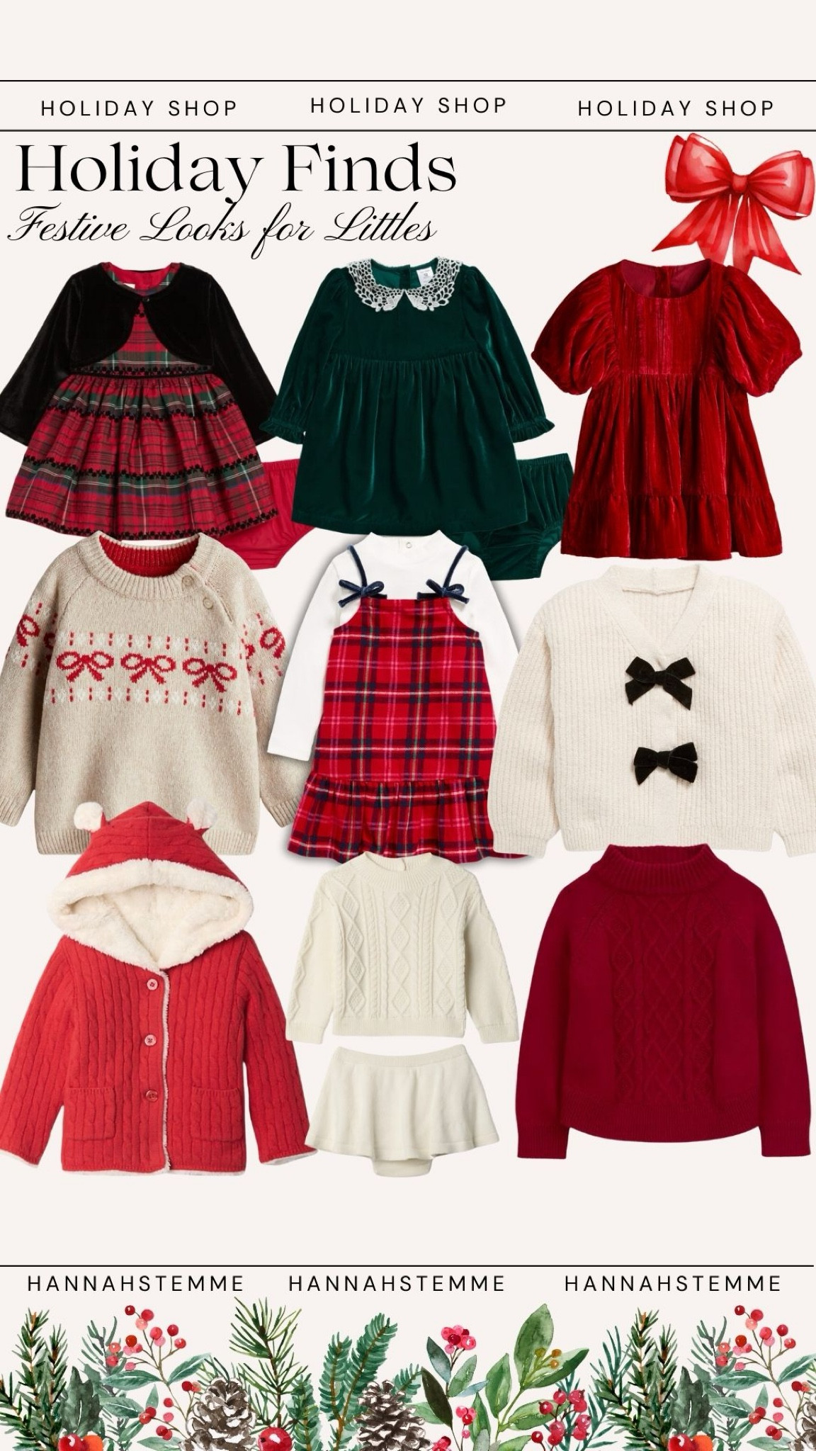 Sharing some of the cutest festive finds for little girls! 😍✨

#LTKHoliday #LTKBaby #LTKSeasonal