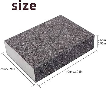 Sanding Block 4 Pieces Sanding Sponges with 4 Grits (60,100,150,220) Coarse/Medium/Fine/Superfine... | Amazon (UK)