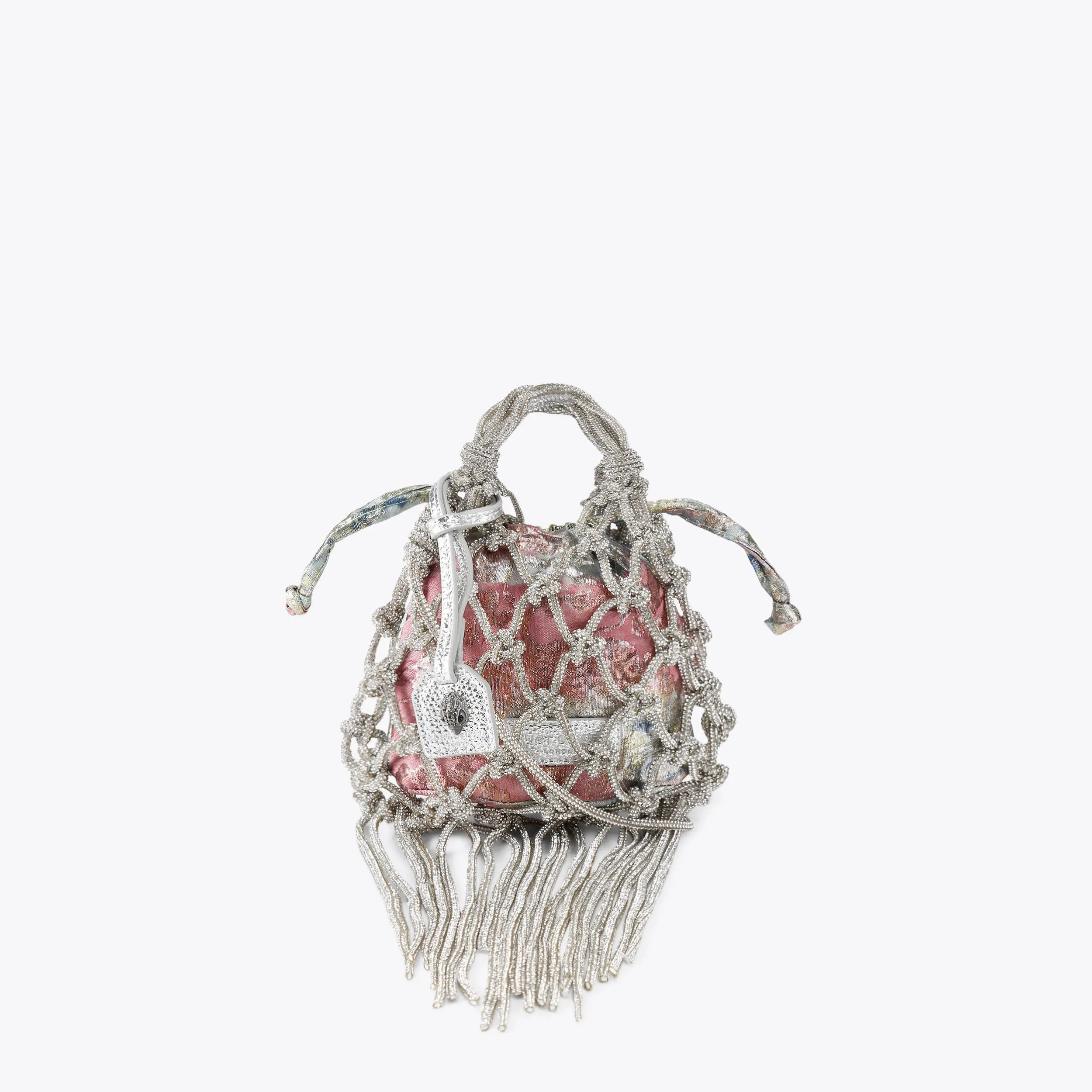 mini macrame crystal bag | Kurt Geiger US