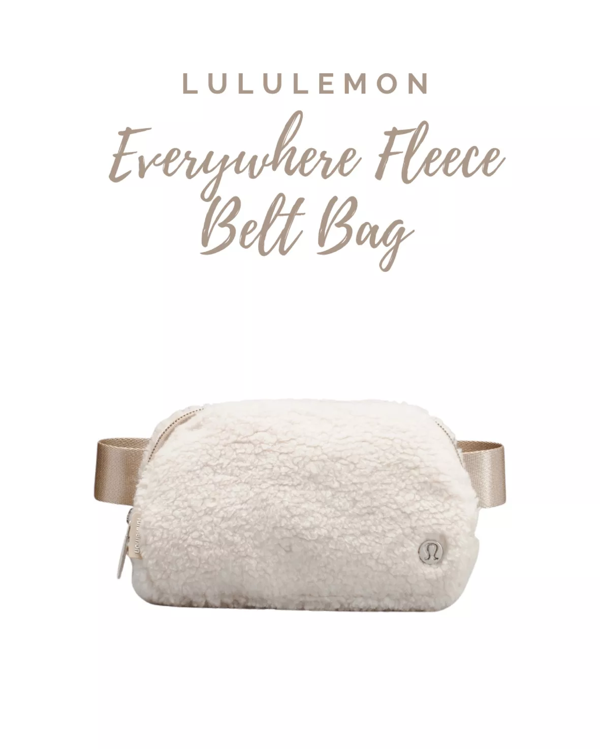 Lululemon's Everywhere Fleece Belt Bag is back in stock