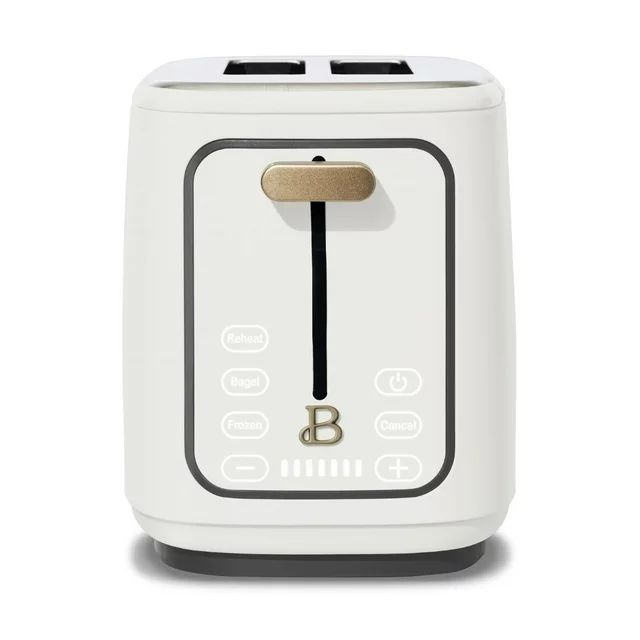 Beautiful 2-Slice Toaster with Touch-Activated Display, White Icing by Drew Barrymore | Walmart (US)