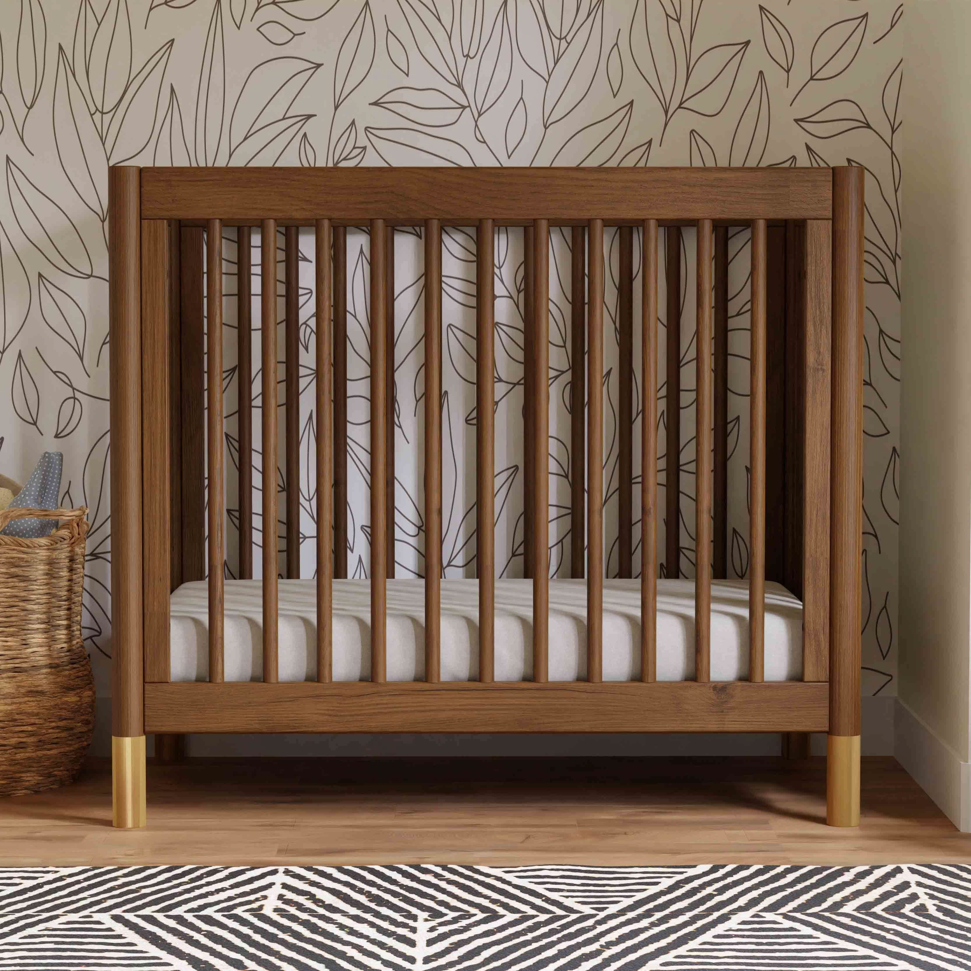 Babyletto Gelato 4-in-1 Convertible Mini Crib | Avocado Mattress