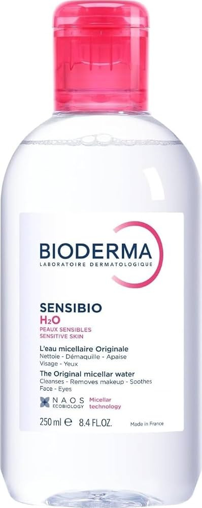 Bioderma - Sensibio - H2O Micellar Water - Makeup Remover Cleanser - Face Cleanser for Sensitive ... | Amazon (US)