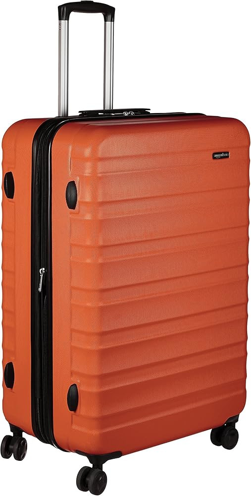 Amazon Basics 28-Inch Hardside Spinner, Orange | Amazon (US)