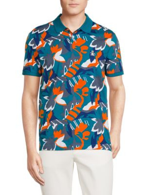 Tropical Print Polo | Saks Fifth Avenue OFF 5TH