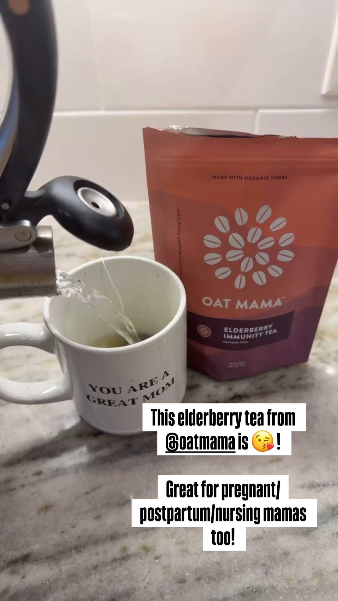 The best elderberry immunity tea that I have tasted! This is great for pregnant postpartum and nursing mamas to keep your immune system’s high and keep your baby healthy too. But anyone can use this it is made with organic herbs it supports healthy immune function and it is caffeine free

#LTKmomlife #LTKBump #LTKmorningroutine