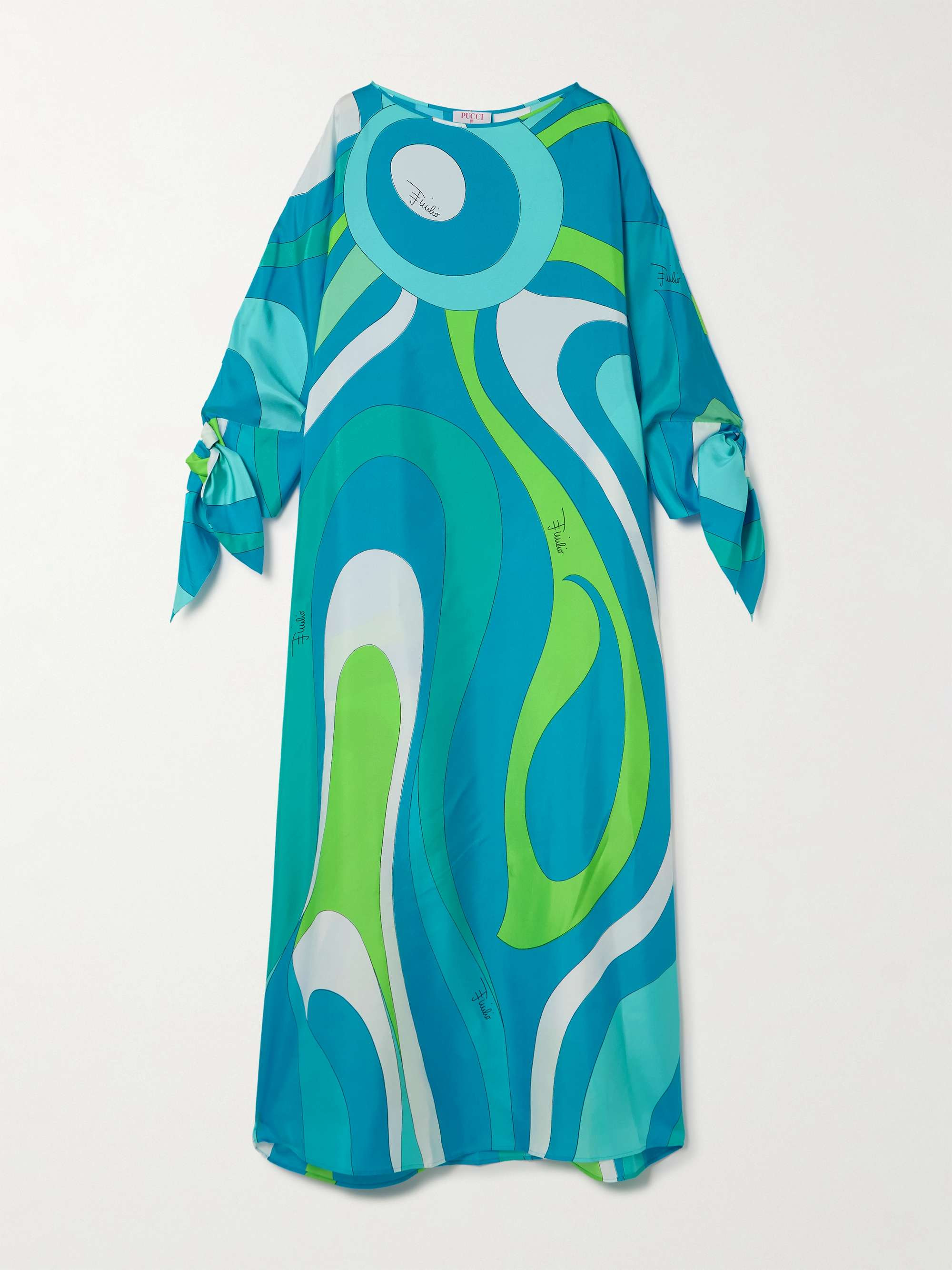 Marmo printed silk-twill kaftan | NET-A-PORTER (US)