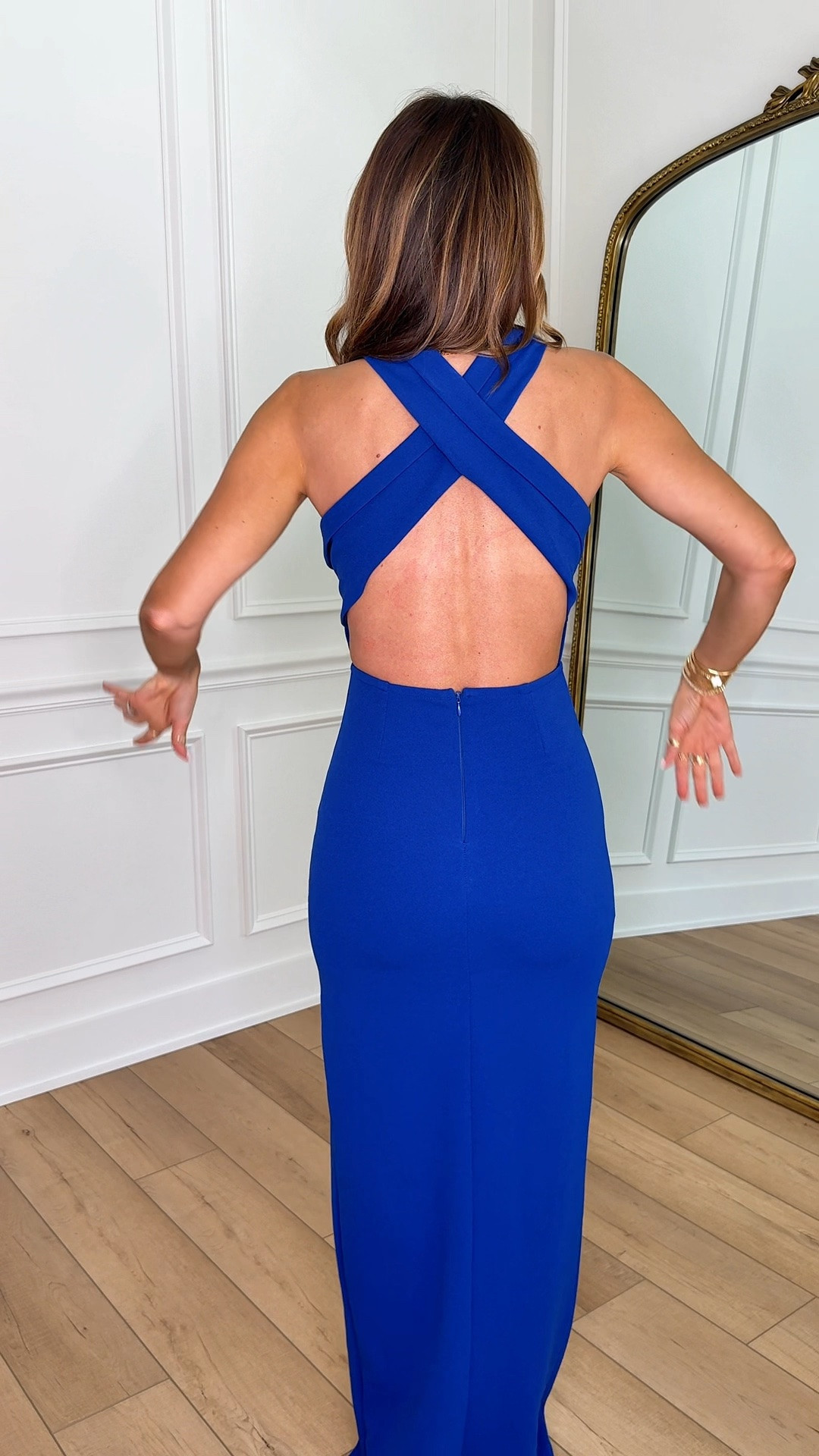 I love this gorgeous high-slit maxi dress for a spring or summer wedding! Comes in so many colors! Wearing XS - runs a smidge long on me. Spring wedding guest dress. Summer wedding guest dress. Cocktail dress. Black tie optional dress. Formal dress. Party dress. Gala dress. Destination wedding. Heels are TTS.

#LTKWedding #LTKootd #LTKTravel