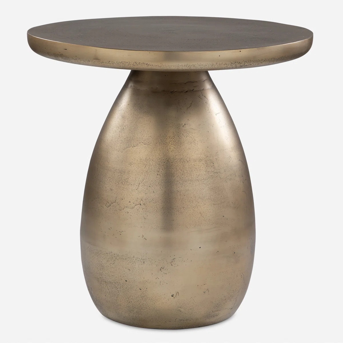 Tansie Antique Brass Side Table | Wayfair North America