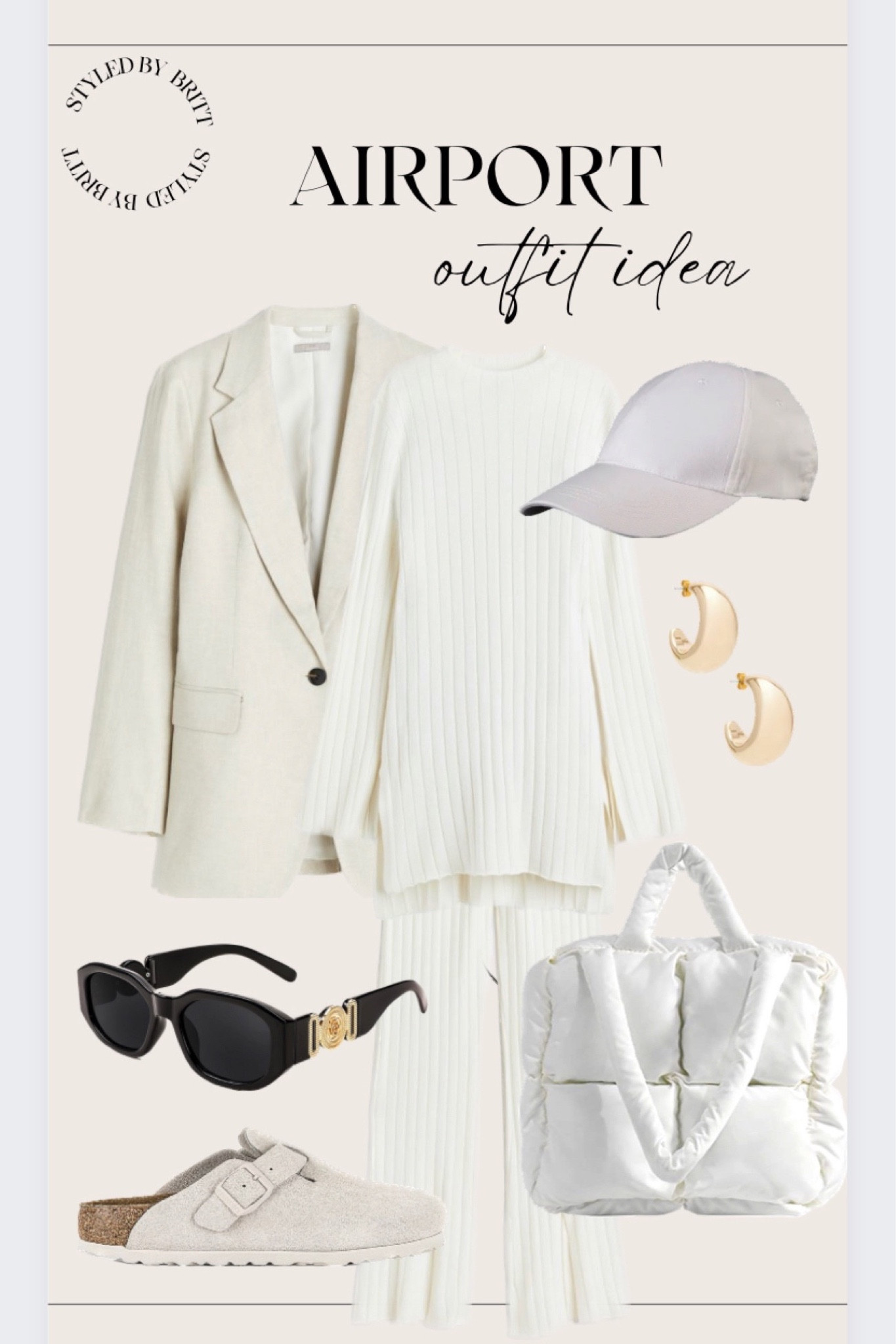 Airport outfit idea travel outfit

#LTKtravel