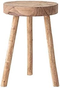 Bloomingville Reclaimed Wood Stool, Natural | Amazon (US)