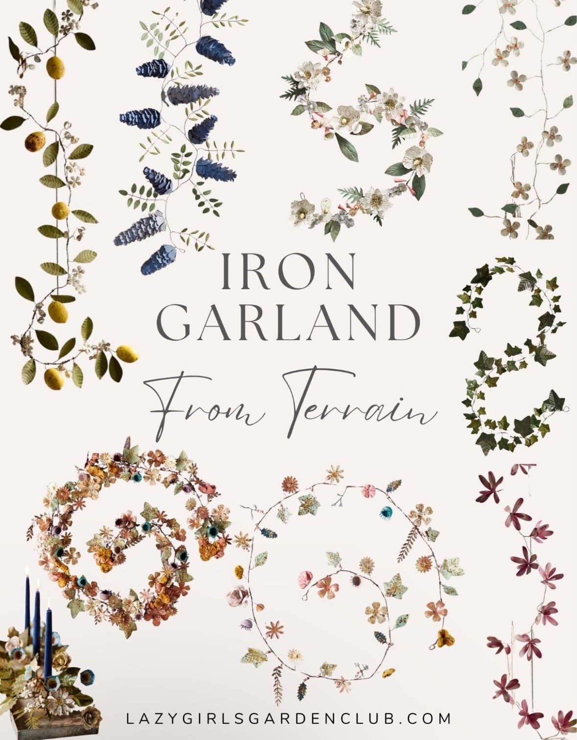 Super fun iron garland finds from Terrain! 


Spring garden decor, paring decor, gardening decorations, indoor decor, spring florals, spring garland

 #LTKStyleTip

#LTKHome #LTKSaleAlert #LTKSeasonal