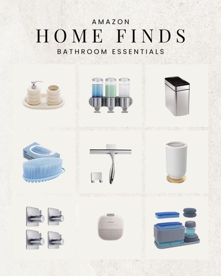 AMAZON HOME FINDS 🏠✨ Sharing some of my favorite Bathroom Essentials 🫶🏻 home, bathroom, amazon, amazon finds, amazon home finds, dishes, soap dispenser, ceramic dispenser, towel warmer, shower pump, cleaning, exfoliating, showers, squeegee

#LTKFindsUnder50 #LTKHome #LTKSaleAlert