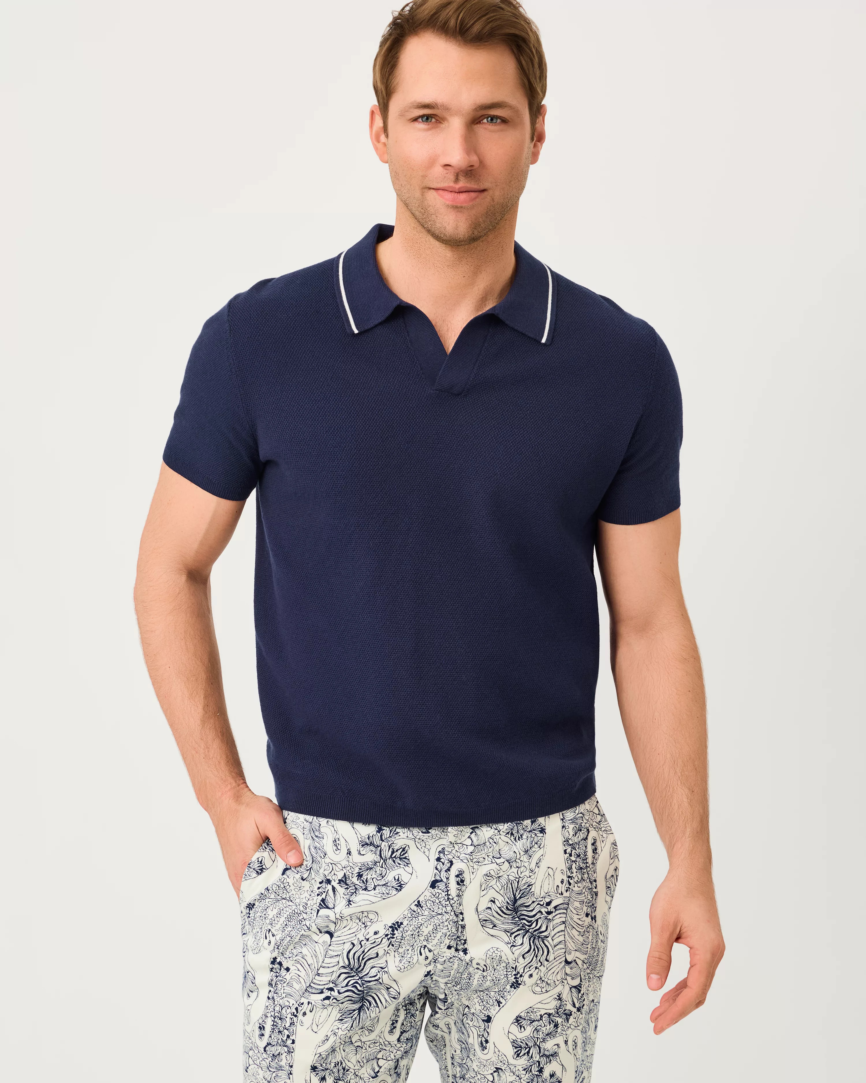 Men's Stuff Devonn Polo Sweater | Lilly Pulitzer