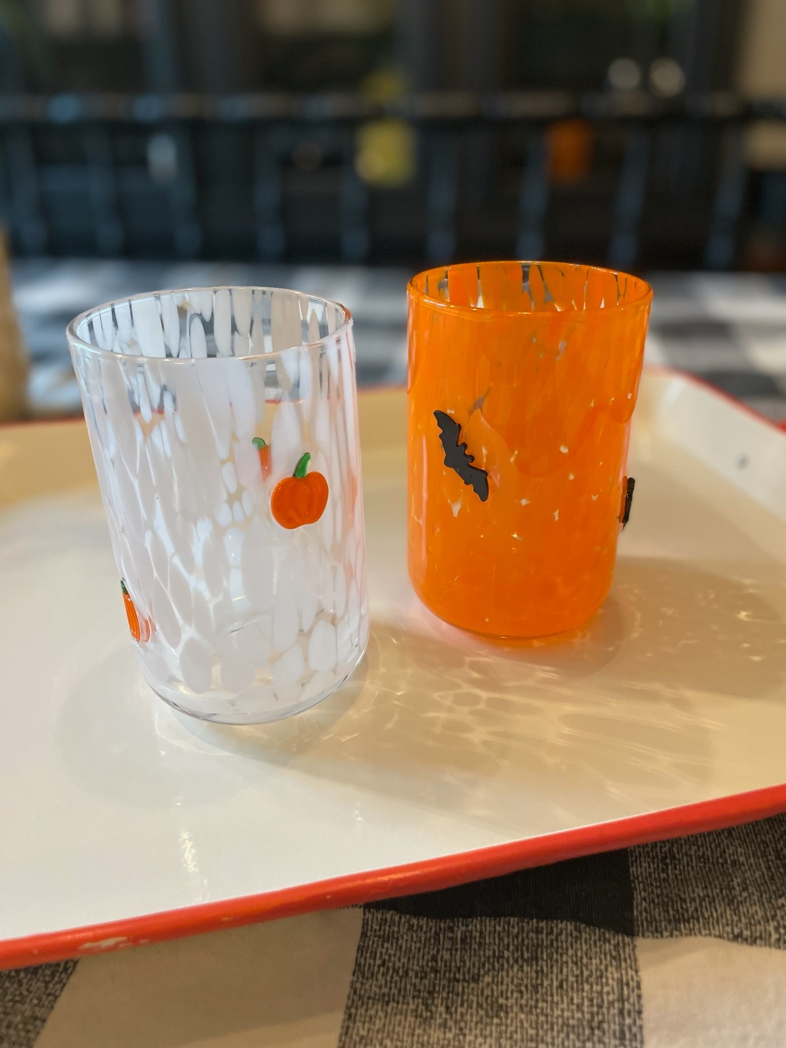 Viral designer dupe glasses from Walmart! Set of two for $6. Insanely good deal! So cute for a refresh of Fall decor. 

Walmart, home decor, Halloween glasses, Anthropologie

#LTKSeasonal #LTKFindsUnder50 #LTKHome