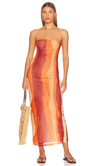 Sasha Dress in Orange Multi | Revolve Clothing (Global)