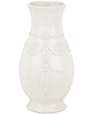 French Perle Fluted Vase | Macy's