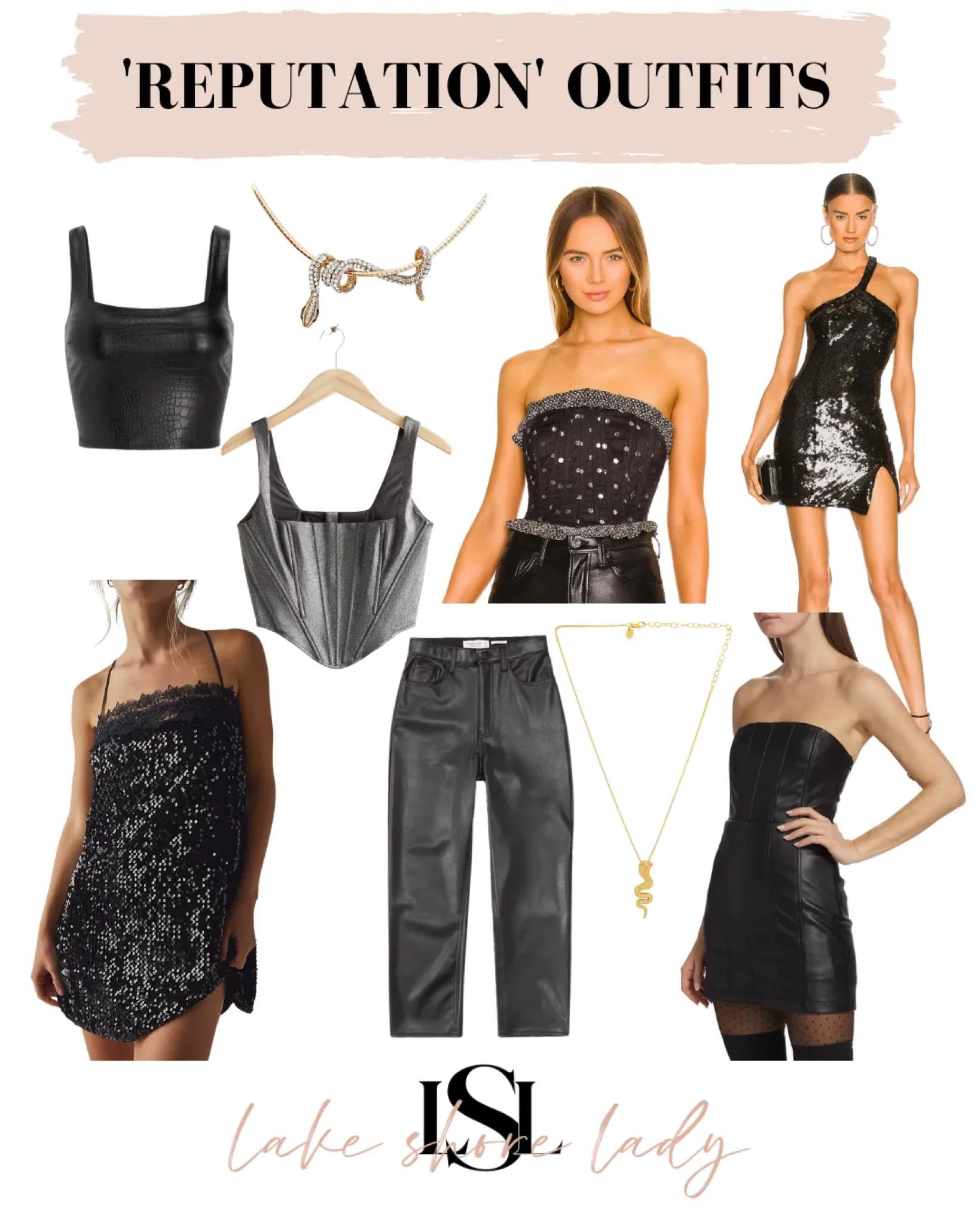 Eras Tour outfit ideas inspired by Reputation album!

Taylor Swift concert outfit ideas, eras tour outfit inspo 