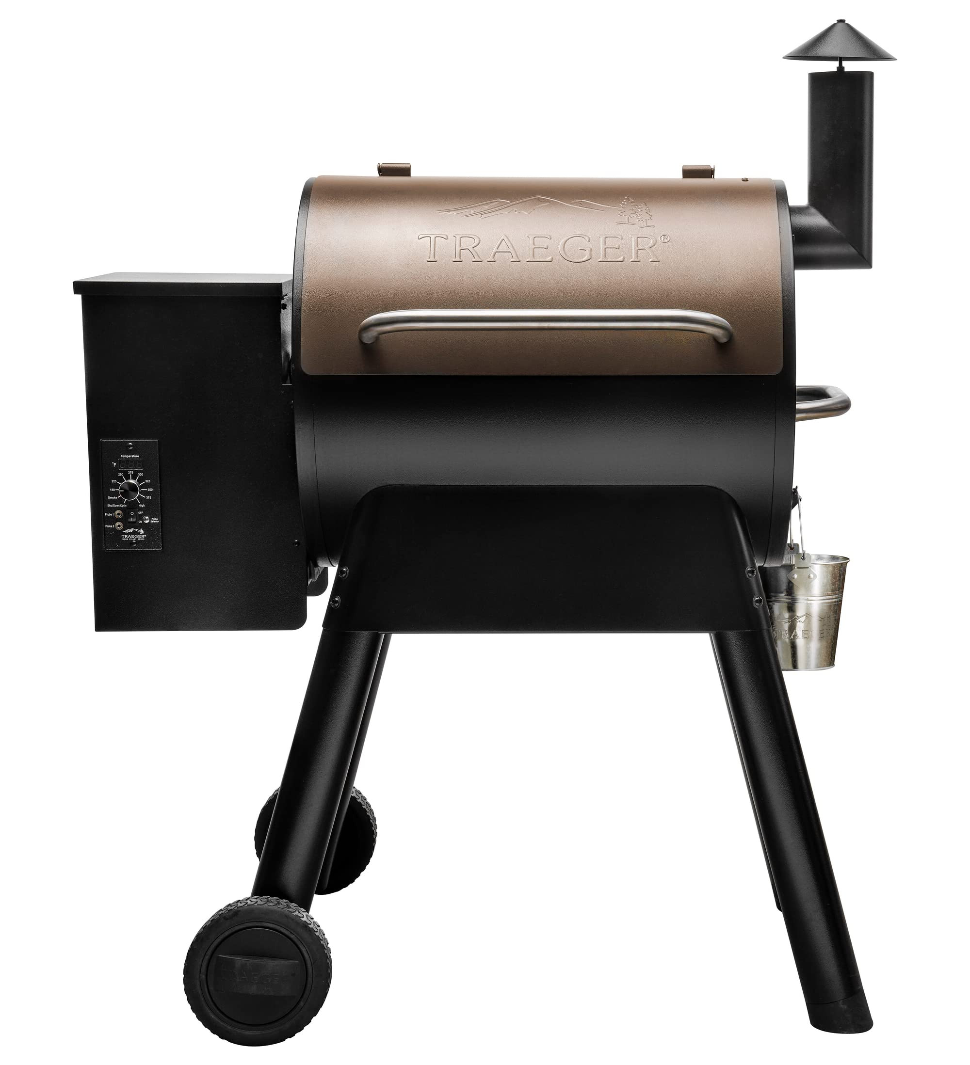 Traeger Grills Pro 22 Wood Pellet Grill & Smoker, Electric Pellet Smoker Grill Combo, 6-in-1 BBQ ... | Amazon (US)