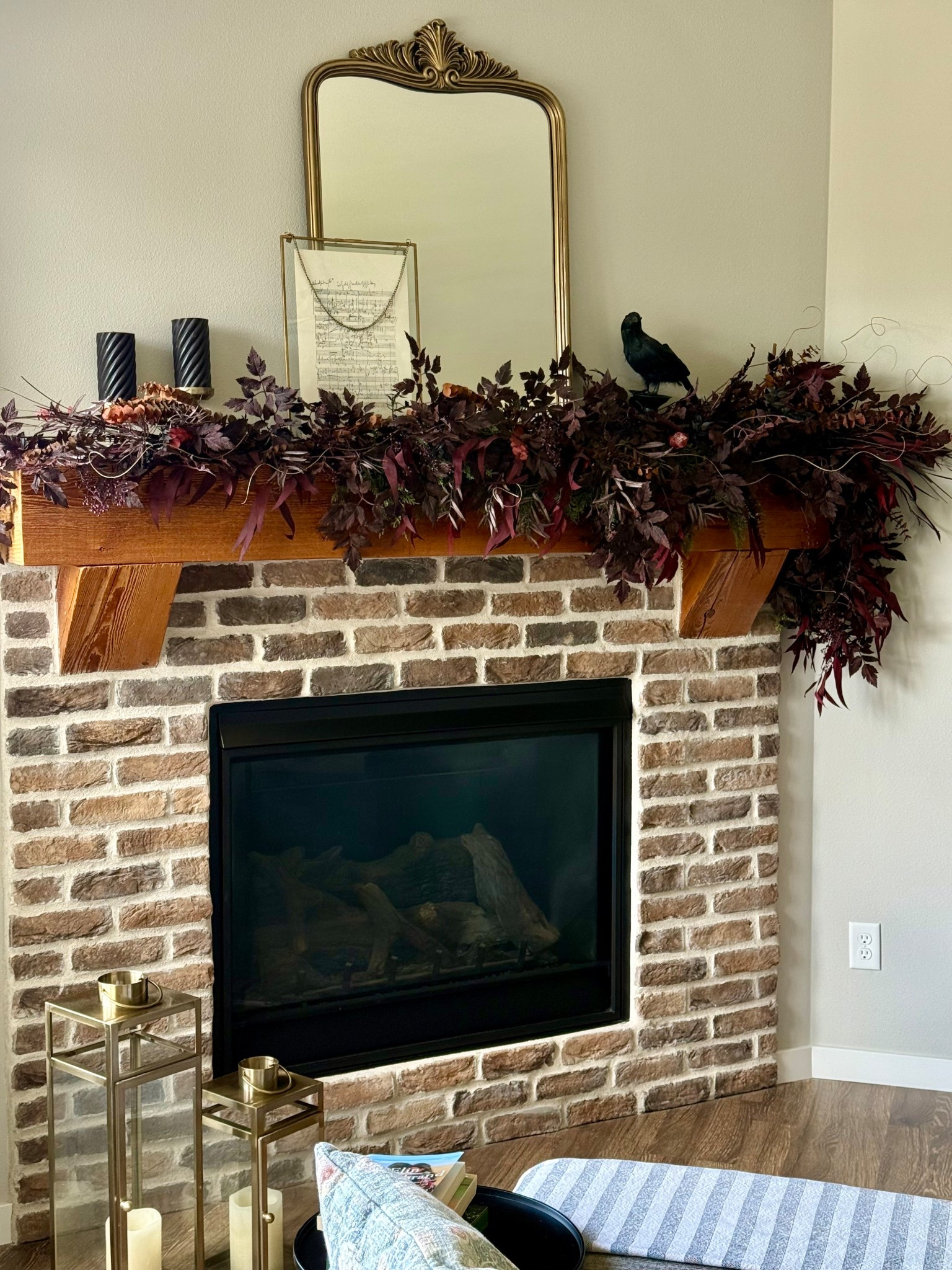 This fireplace mantel is the perfect mix of fall meets Halloween  

#LTKFindsUnder50 #LTKHome #LTKSeasonal