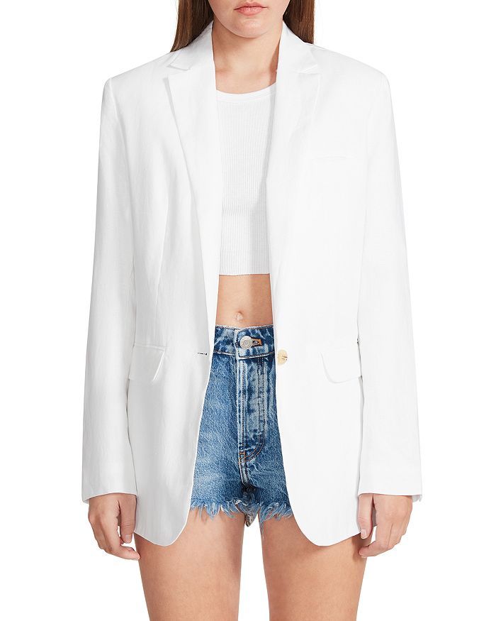 BB Dakota by Steve Madden Linen On The Edge Boyfriend Blazer Back to Results -  Women - Bloomingd... | Bloomingdale's (US)