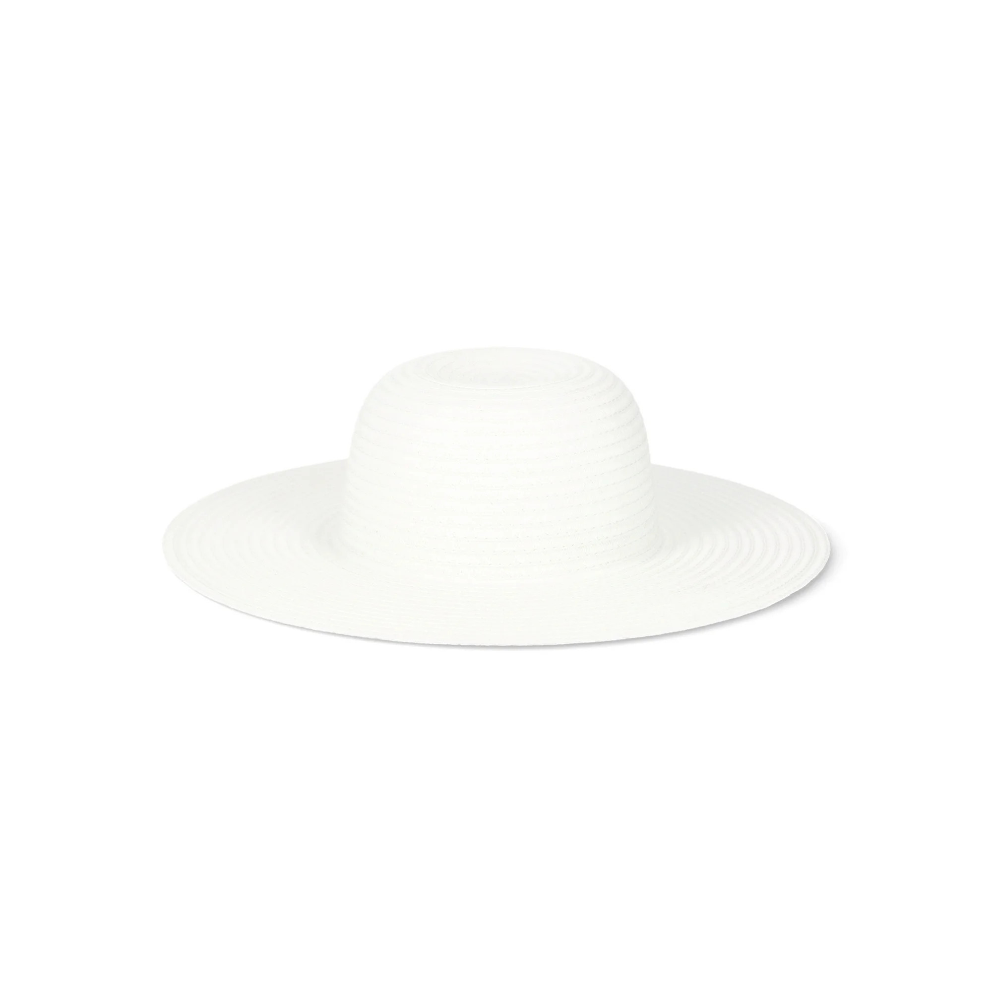 Time and Tru Women’s Floppy Hat, White, One Size Fits Most | Walmart (US)
