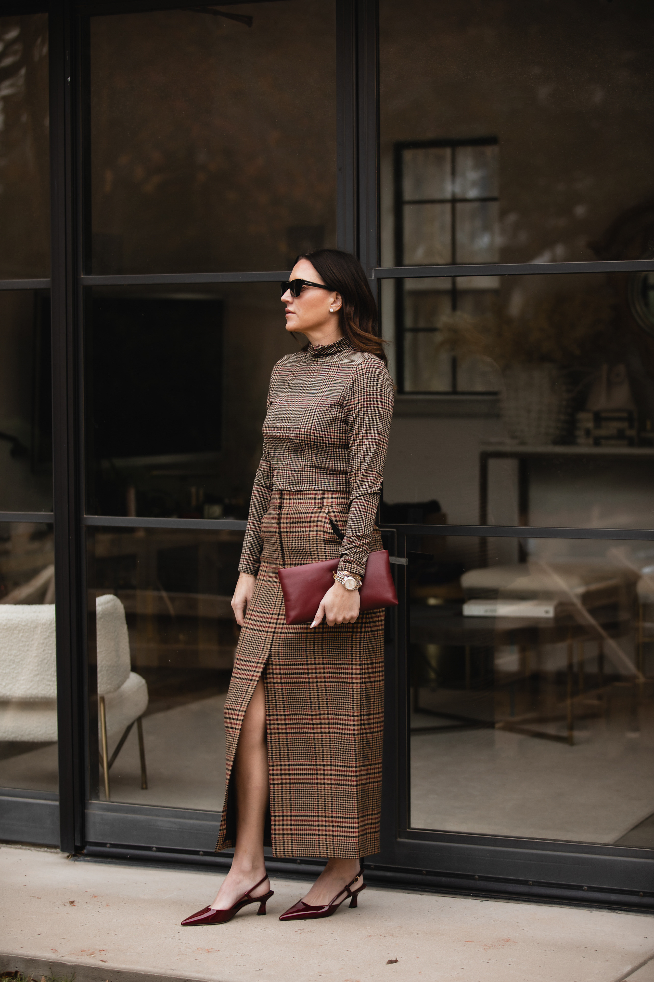Holiday plaid workwear outfit 

@saks #saks #sakpartner 

#LTKOver40 #LTKWorkwear #LTKHoliday