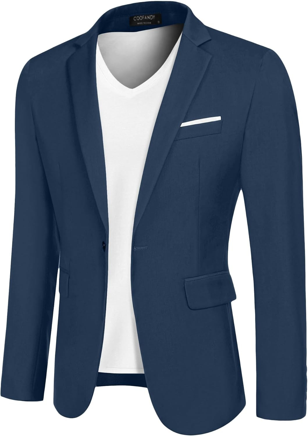 COOFANDY Men's Slim Fit Casual Blazers Lightweight Sport Coats One Button Suit Jackets | Amazon (US)