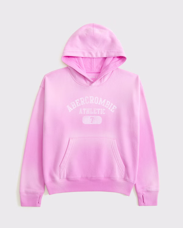 logo popover hoodie | Abercrombie & Fitch (US)