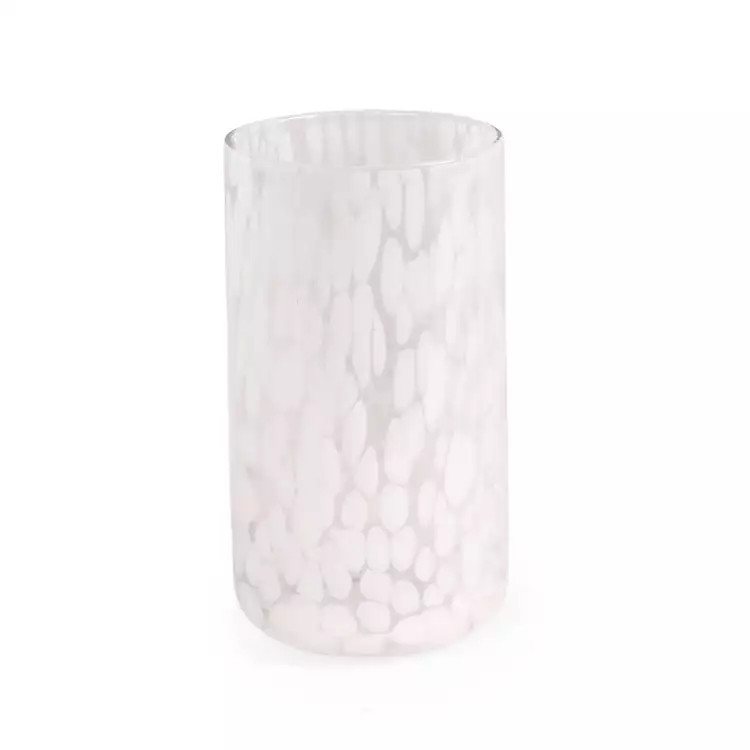 New! White Speckled Freckle Tall Tumbler | Kirklands