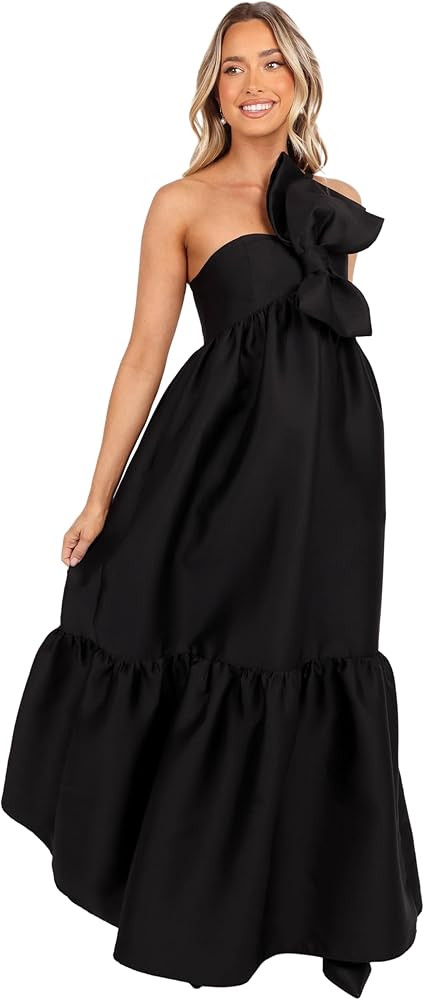 Petal & Pup Womens Betina Bow Front Maxi Dress | Amazon (US)