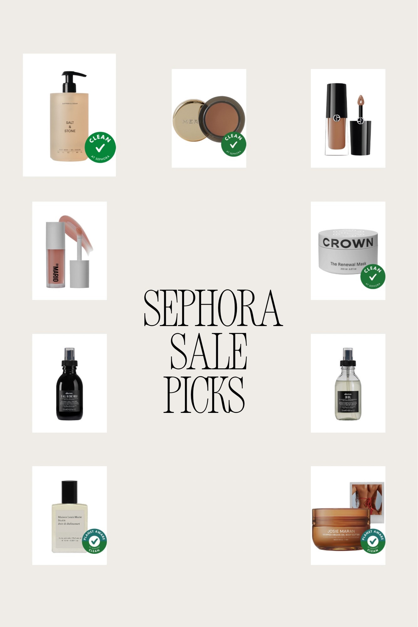 My Sephora sale picks & buys!

• salt & stone body wash
• merit eyeshadow
• armani eyeshadow
• makeup by mario gloss
• crown affair hair mask
• davines hair milk
• davines hair oil
• josie maran body butter
• maison louis marie perfume oil




#LTKBeauty #LTKSaleAlert